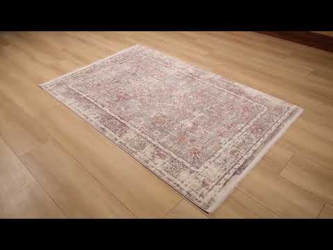 Fresco Serisi Vintage Desenli Makine Dokuma Halı inceleme videosu kapak görseli