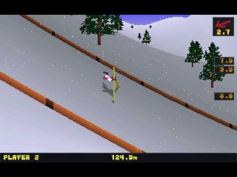 Deluxe Ski Jump - (DOS, 2001) - Gameplay