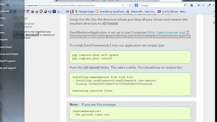 Install Zend Framework 2  and how to set a virtual host for it