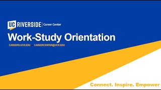 Work-Study Orientation 2021-22