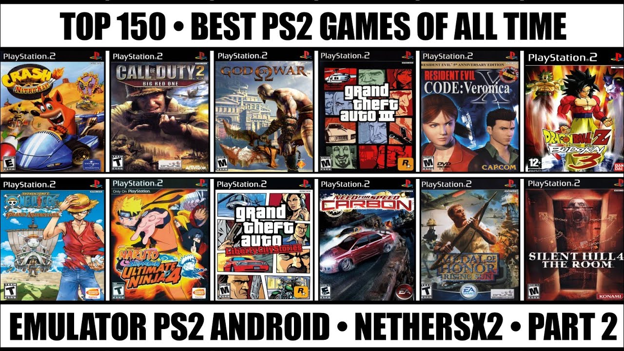 Top 150 Best PS2 Games Of All Time | Best PS2 Games | Emulator PS2 ...