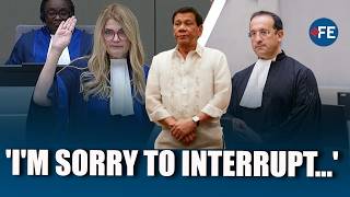 Iulia Motoc Interrupts Defense Lawyer During Rodrigo Duterte Confirmation Hearing