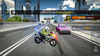 Motorbike Simulator 3D Game - Police Bike Offroad Racing - Best Android Gameplay screenshot 5