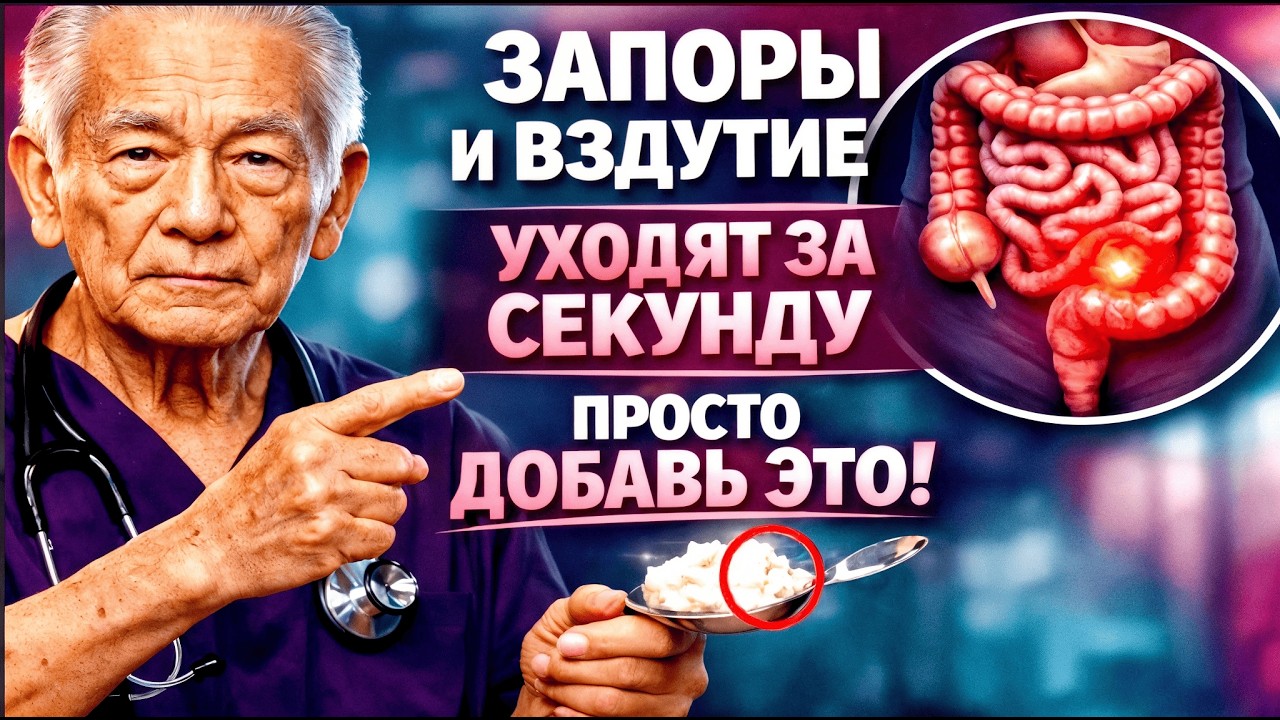 ОДИН СТАКАН С УТРА — ПРОЩАЙ ЗАПОР НАВСЕГДА! / ВРАЧИ МОЛЧАЛИ ОБ ЭТОМ СПОСОБЕ