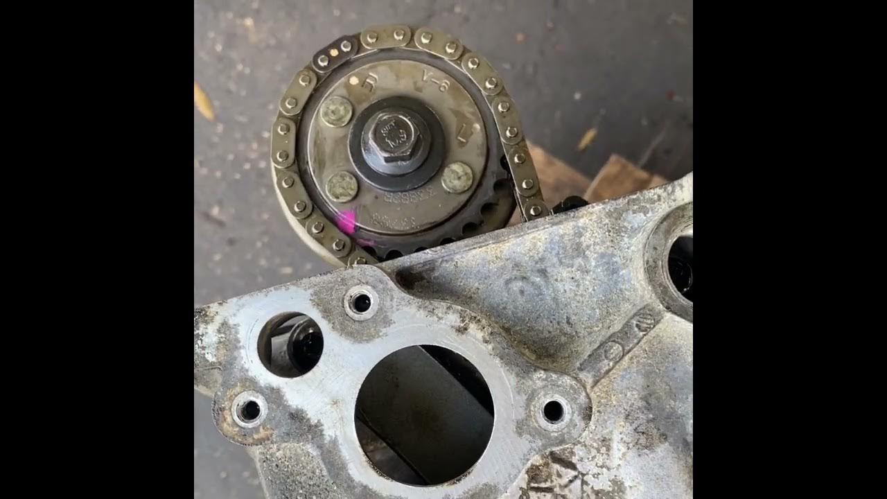 Jeep dodge 3 7 l engine how to set the timing chain super easy youtube