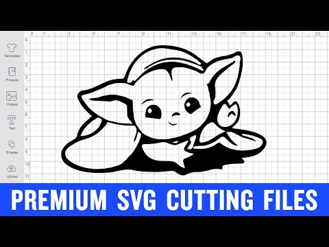 Baby Yoda Svg Cutting Files for Scan n Cut Premium cut SVG