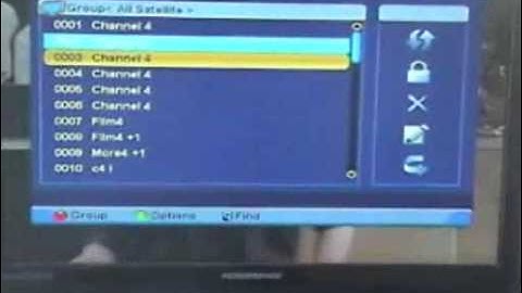 How to Sort Channels On the Edision Argus Mini Satellite Combo Receiver