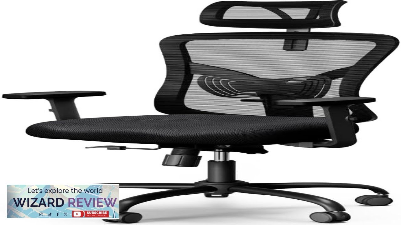 NOBLEWELL Ergonomic Office Chair Desk Chair with 2'' Adjustable Lumbar Support Headrest Review
