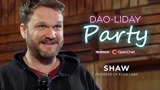 Shaw Makes Magic - Toast at the 2024 DAO-liday Party presented by OpenChat