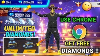 99999 diamond generator for free fire by chrome browser|| ob41 screenshot 4