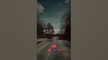 سورة القدر الشيخ ياسر الدوسري #قران_كريم #quran_alkarim #راحة_نفسية #تلاوة_خاشعة #foryou #quran