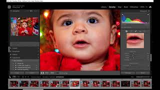 Photo Editing Tutorial: Babys First Christmas Portraits