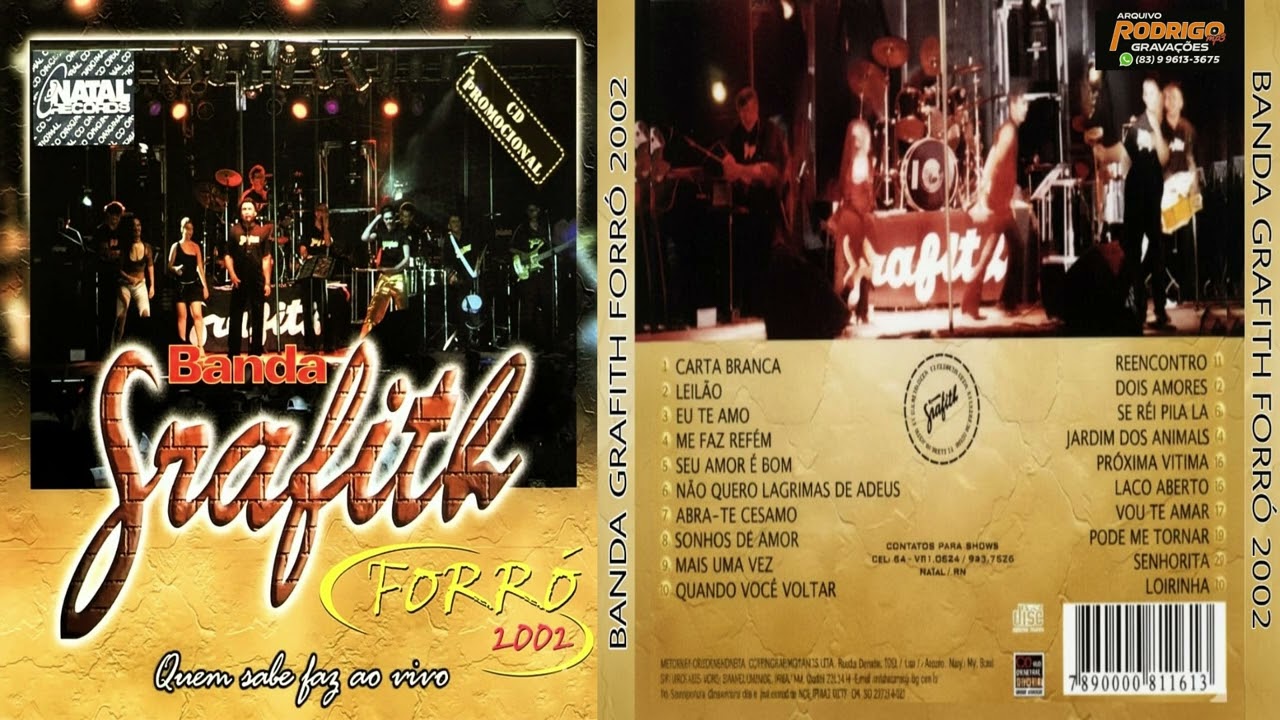 📀CD BANDA GRAFITH FORRÓ 2002 OFICIAL ( ⚙ RESTAURADO ) - YouTube