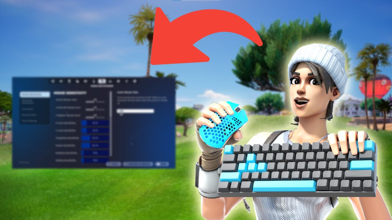 The *BEST* KBM Fortnite Settings