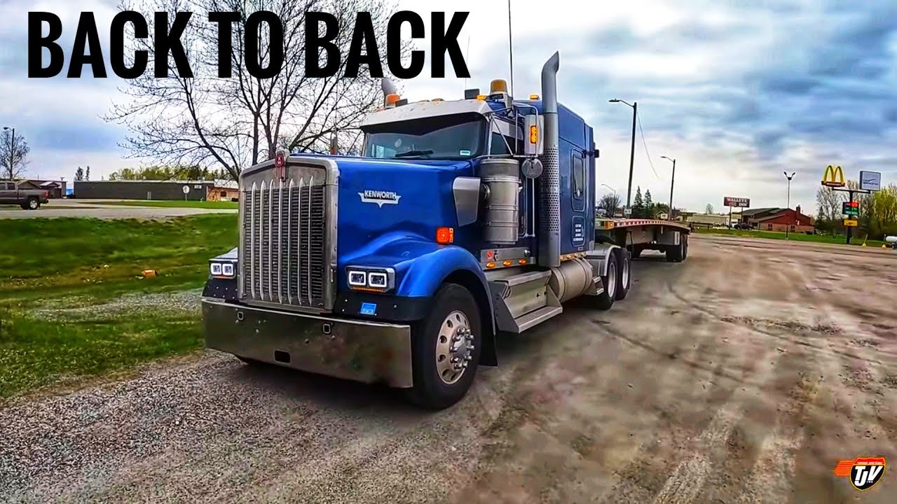 BACK TO BACK | My Trucking Life | Vlog #3076 - YouTube