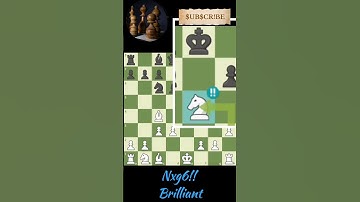 [Brilliant] Knight sacrifice #youtube  #chess #trending