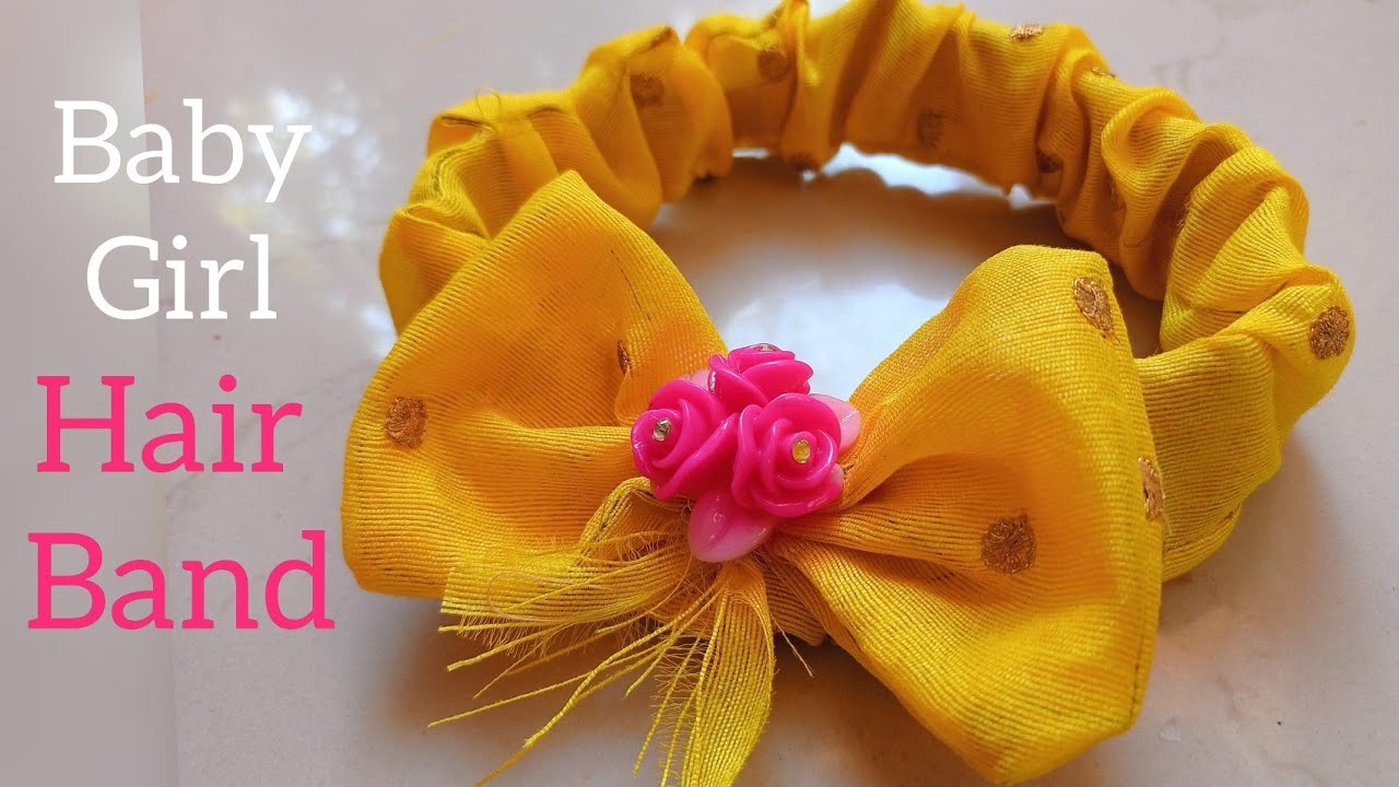 Easy hair band making idea at home how to make hair band baby