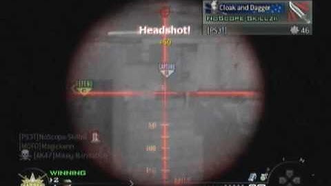 MW2 Barrett .50cal Triple