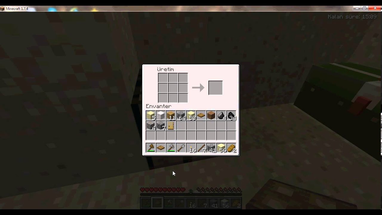 Anılla minecraft oynuyorum kapı,meşale yapımı YouTube