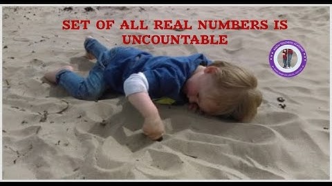 set of all real numbers is uncountable  IN Tamil
