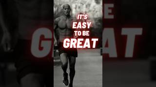 It’s Easy to be Great #running #hardwork #easy #story