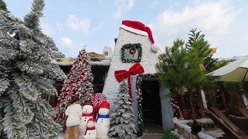 Đà Lạt Thu Nhỏ Giữa Sài Gòn | Không Khí Noel + Phun Tuyết! | Review Cà Phê | DJI Action 5 Pro