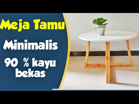 Video: Meja Kayu DIY (81 Foto): Cara Membuat Meja Kayu Dari Papan Dan Membuat Struktur Dari Susunan