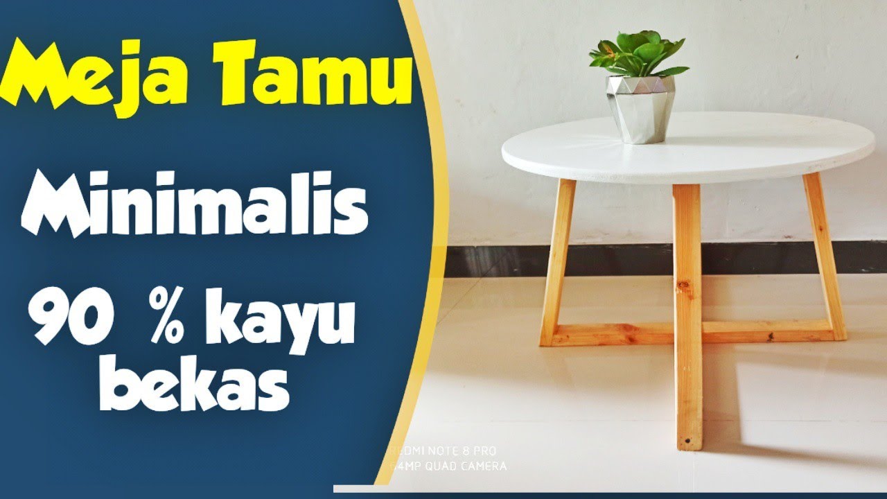 Membuat Meja  Tamu  Minimalis dari Kayu Bekas  YouTube