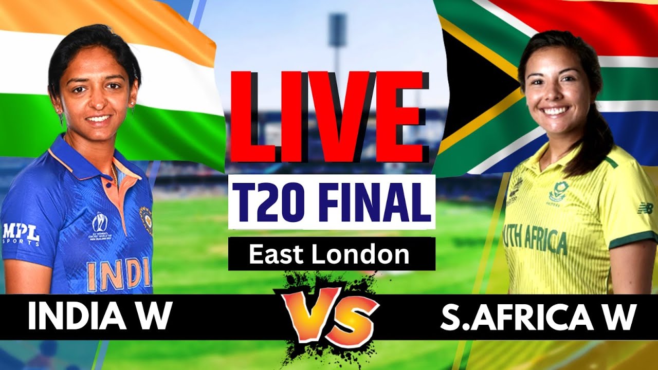 LIVE IND W vs SA W T20 Score Last 10 Over India W vs South Africa W T20 Live Score and Commentary