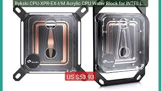 Bykski CPU-XPR-EX-I/M Acrylic CPU Water Block for INTEL LGA170... — Best Buy 2026 | Great Quality!