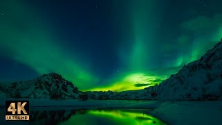 No Ads Relaxing Music 1 hour -Iceland  Northern lights with To make you fall asleep screenshot 4