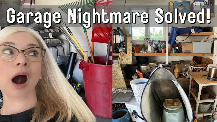 Ultimate Garage Makeover Reveal! 10 Easy Steps to Conquer the Chaos! #organization #storage