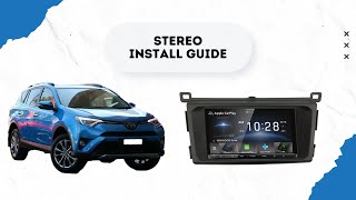 How To Install Radio in Toyota Rav4 Stereo Replacement 2013 to 2018