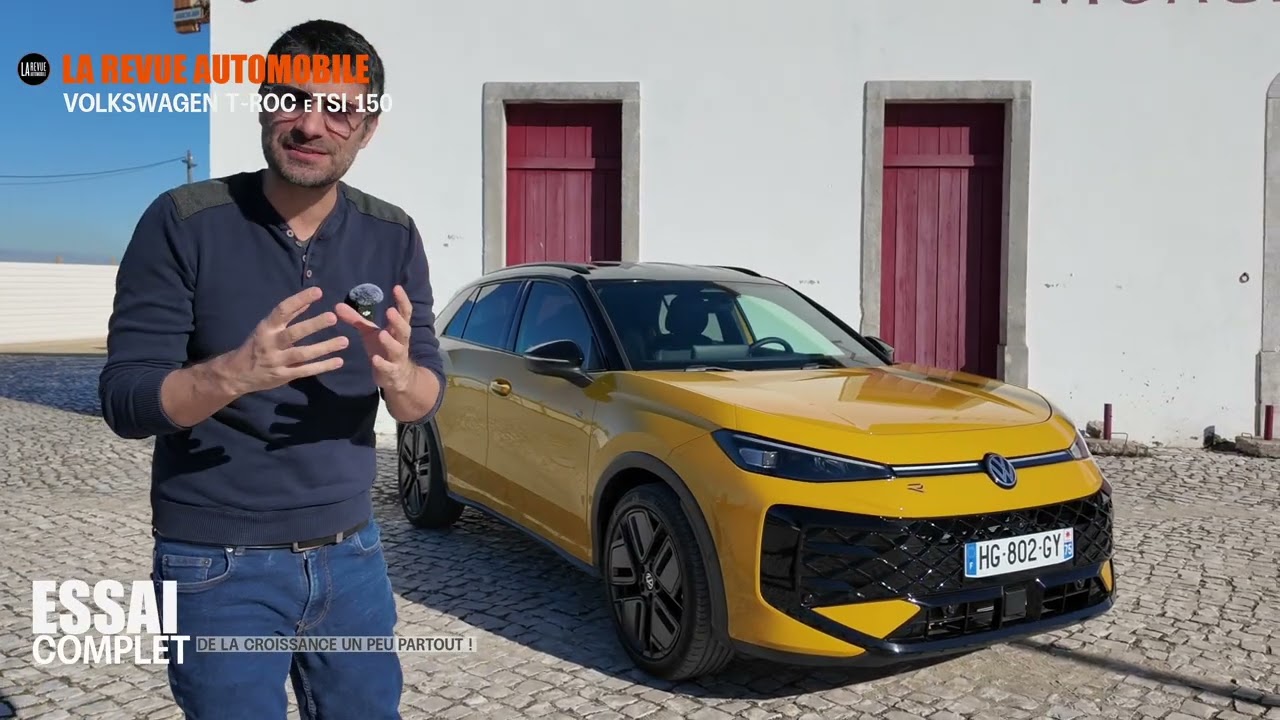 Essai Volkswagen T Roc e TSI 150 DSG :