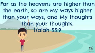 2022 Memory Verses - June 05 - Isaiah 55:9