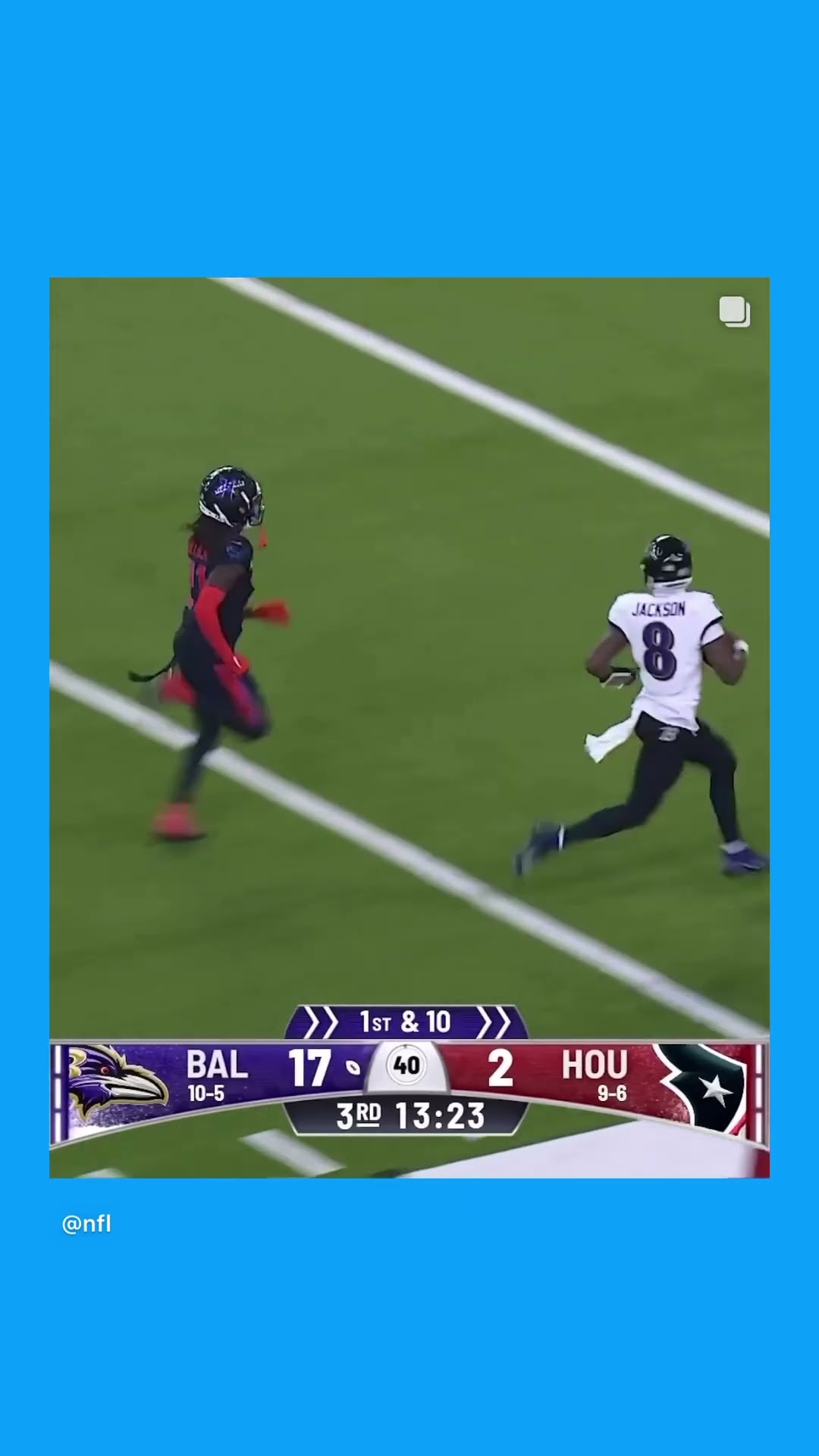 Is he your MVP? ? #hoodnews #lamarjackson #ravens #baltimoreravens #mvp #houstontexans #texans #omg