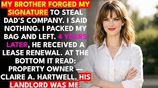 My Brother Forged My Signature To Cut Me Out Of Dad's Company—I Just Became His Landlord