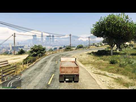 Grand Theft Auto 5 Enhanced - Brute Tipper II - Gameplay (PC UHD) [4K60FPS]