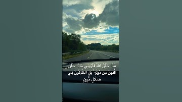 تلاوة عذبة وخاشعة في فيديو: