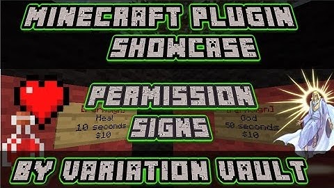 Minecraft Bukkit Plugin - Permission Signs - Sell players perms for set times