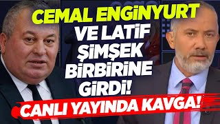 Canlı Yayında Kavga! Cemal Enginyurt ve Latif Şimşek Birbirine Girdi! KRT Haber