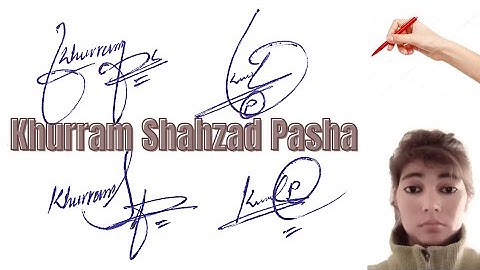 Khurram Shahzad Pasha sign style