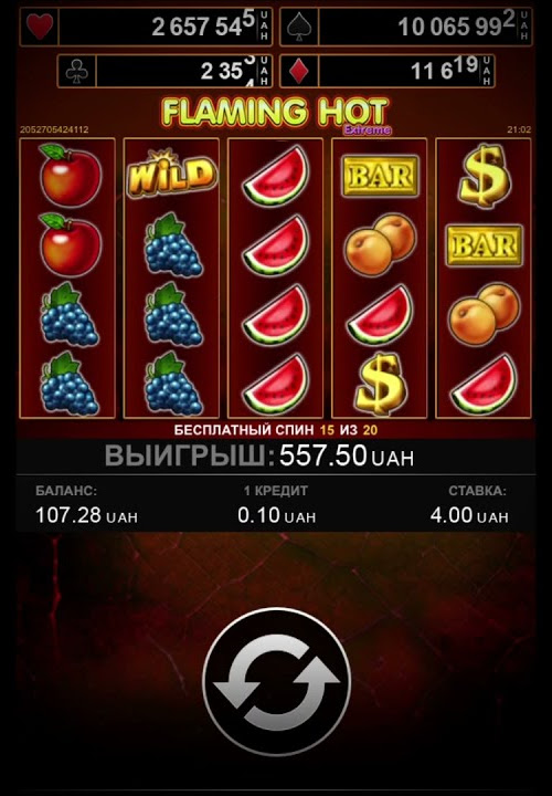 Выигрыш Париматч. Free Spins/ Бесплатные ФриСпинЫ. Flaming HOT Extreme ...