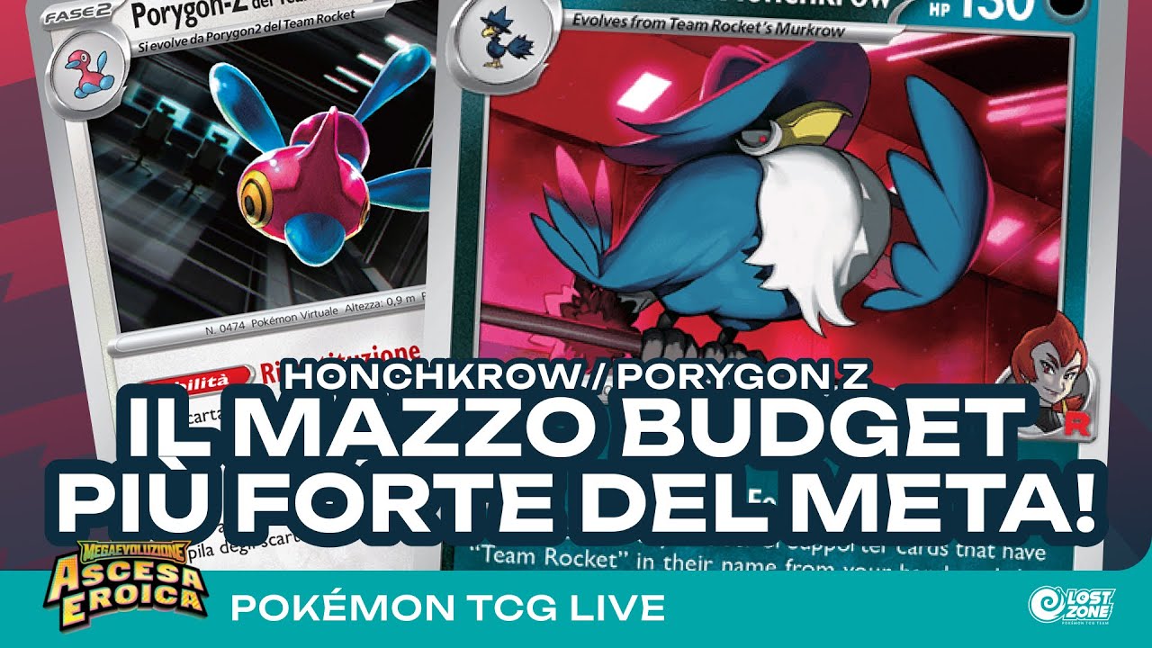Honchkrow/Porygon z | IL MAZZO BUDGET PIÙ FORTE DEL MOMENTO! | Pokémon TCG Live