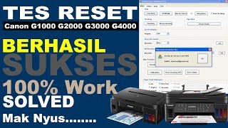 CARA RESET CANON G2000 DENGAN BAIK DAN BENAR