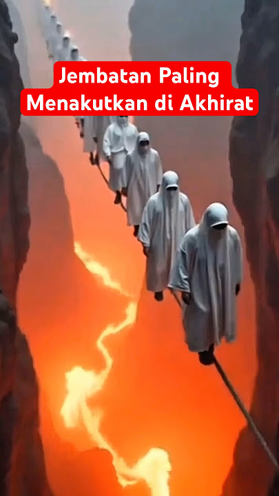 Inilah Jembatan Paling Menakutkan di Akhirat Kelak - Shiratal Mustaqim