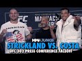 Sean Strickland, Paulo Costa in Joyful Mood at Press Conference Faceoff | UFC 302