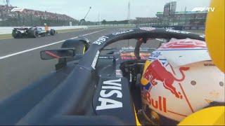 Max Verstappen's UNSEEN Overtake On George Russell In The Suzuka Esses Resimi