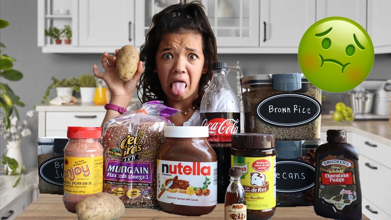 I ONLY ate BROWN food for 24 HOURS! iMPOSSiBLE