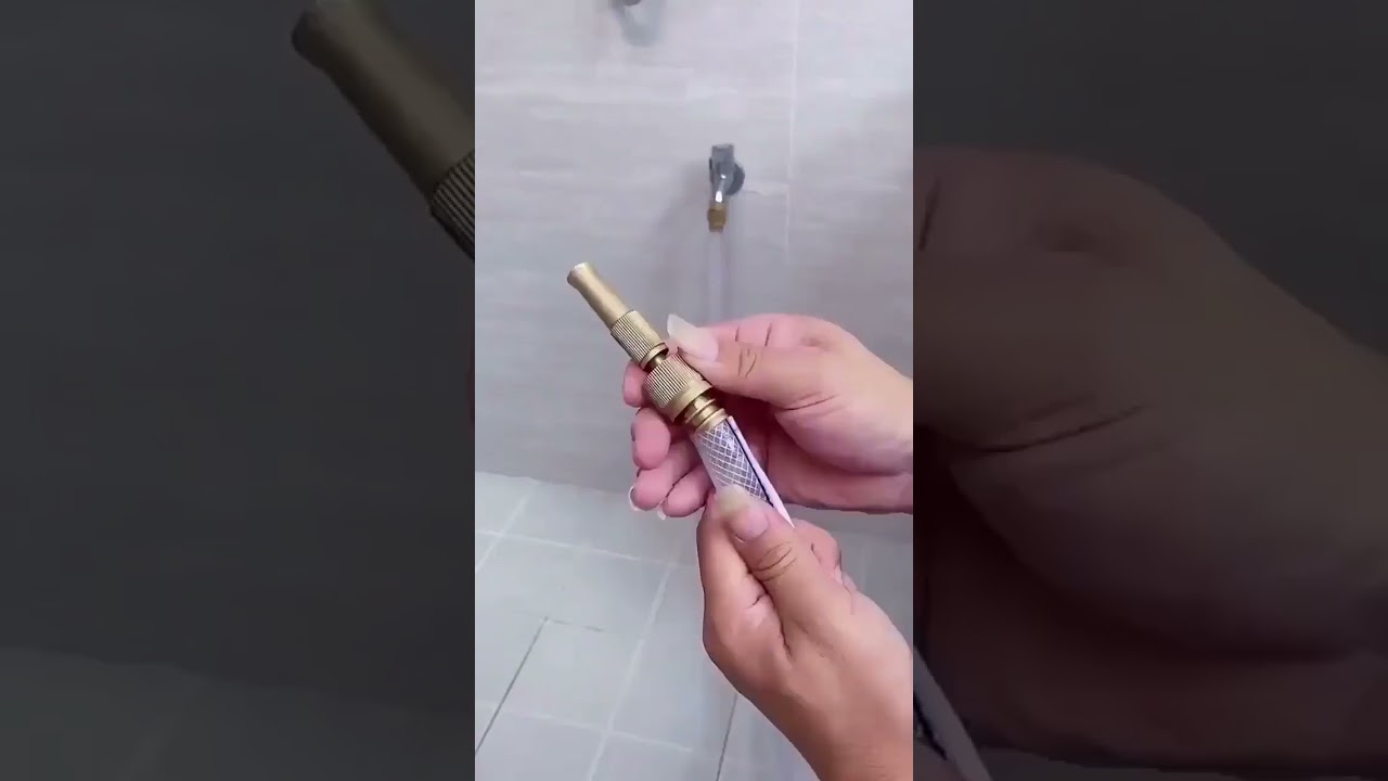 Einstellbare Messing Hochdruck Wasserdüse für den Gartenschlauch